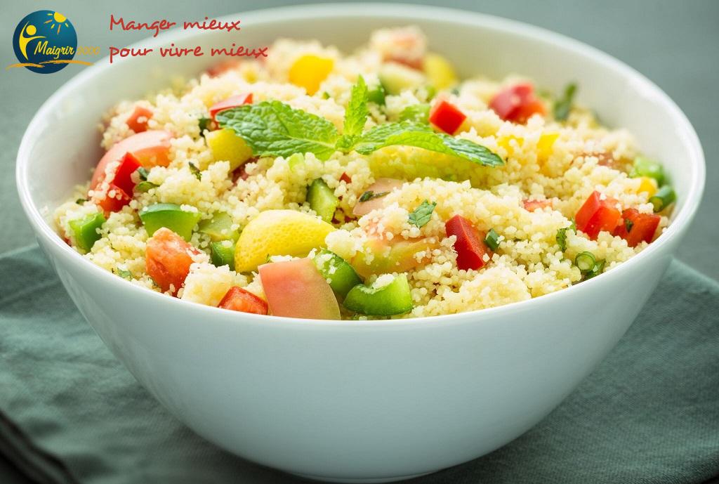 Recette minceur - Taboulé