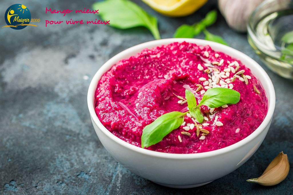 Houmous de betterave