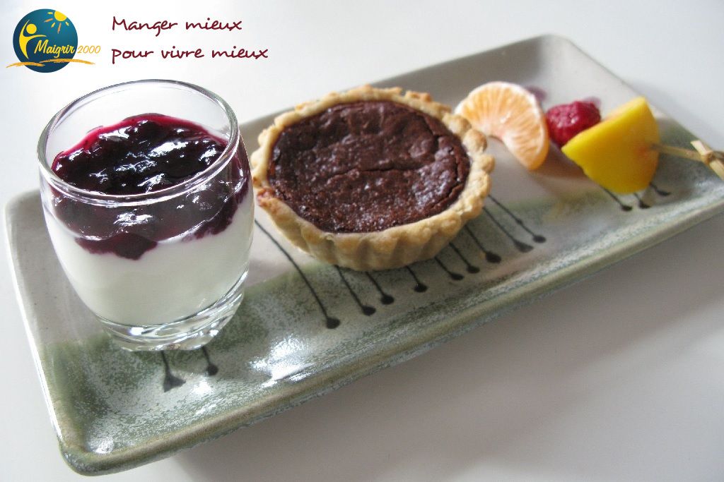 Mini desserts gourmands