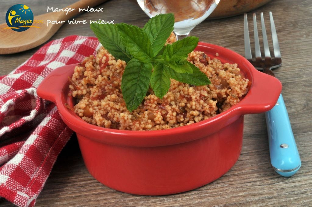 boulgour sauce au tempeh